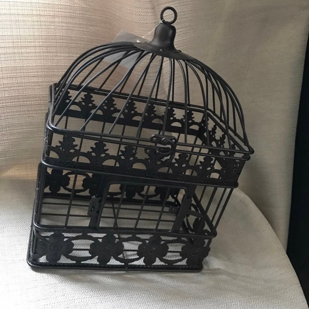 Birdcage metal decorative decor garden planter - Picture 3 of 5